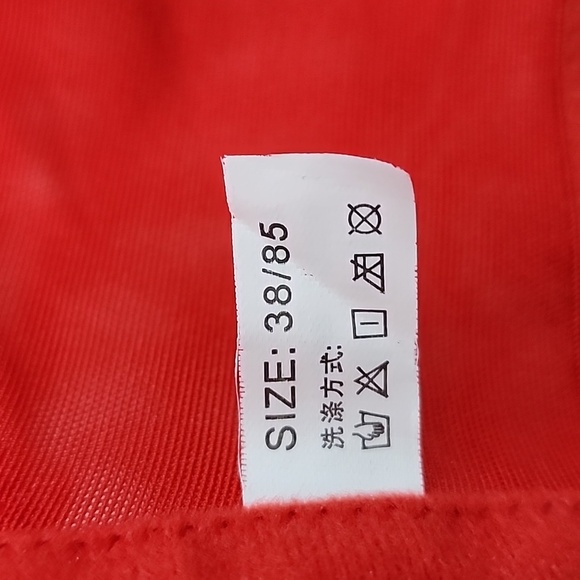 ⭐️2/$30⭐ Women Sexy Lace Brassiere Push Up Intimates Bra Tops Lingerie Red Sz 38 - Picture 14 of 16